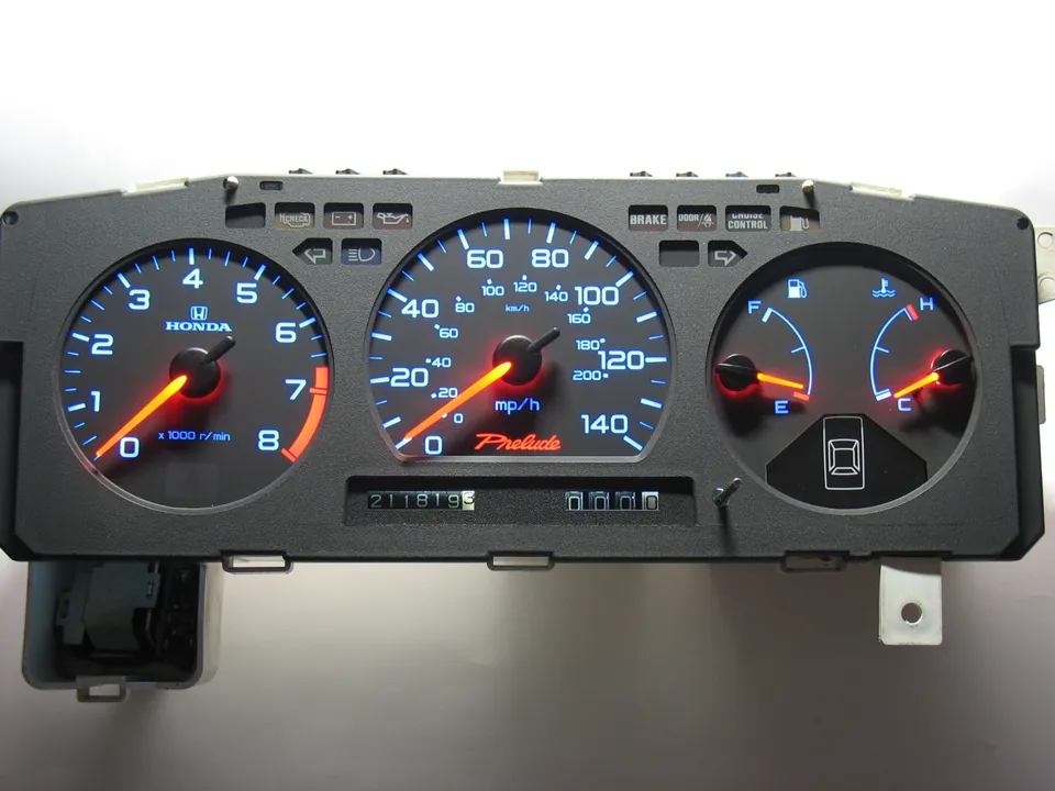 Honda Prelude custom cluster